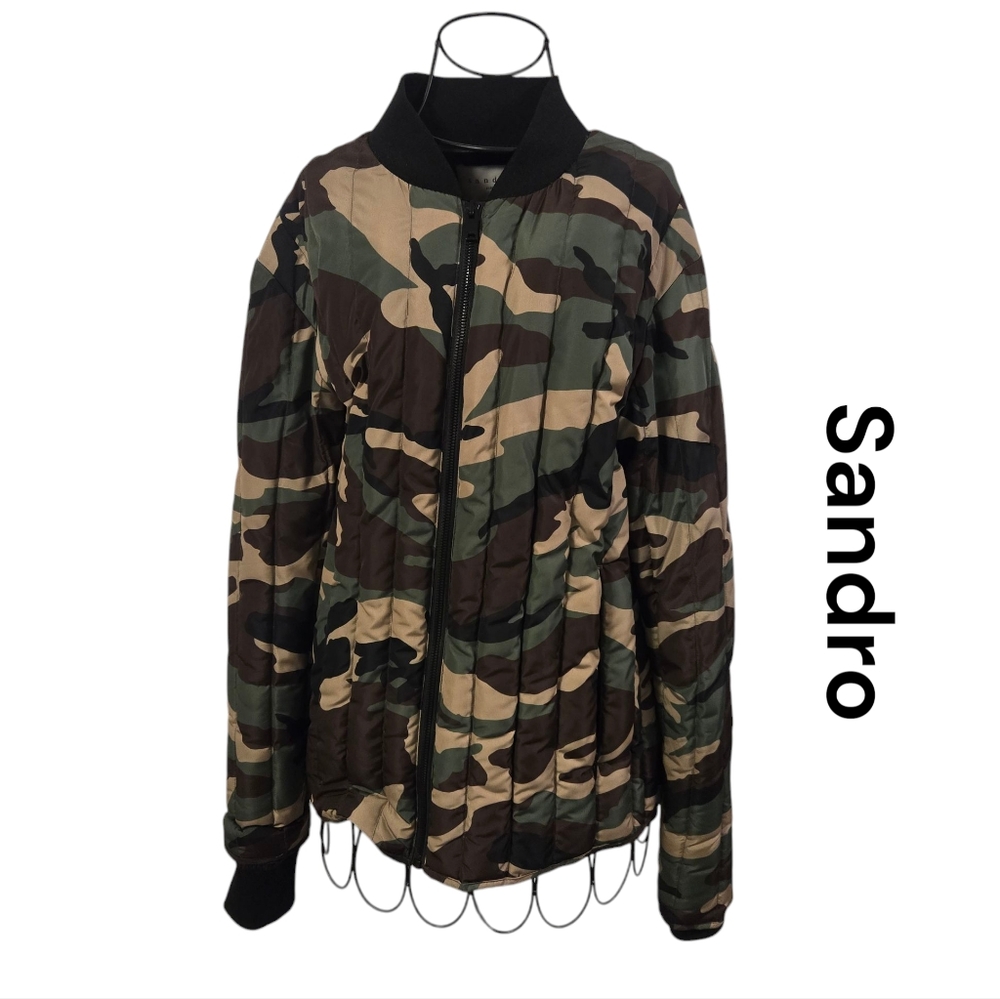 Sandro Camo Down Bomber Small